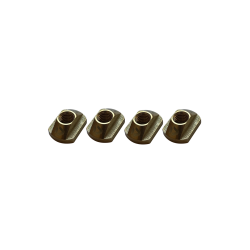 Ecrous Duotone Tracknut Brass QM M8 (4pcs)