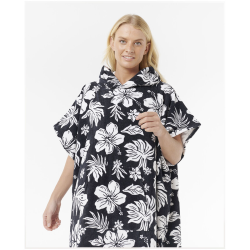 Poncho à capuche RIPCURL Mixed Black/White