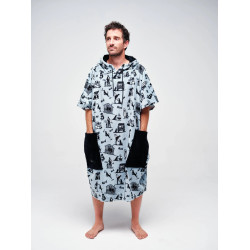 V Poncho ALL IN Beach Crew Kai Cotton Bio