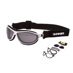 Lunettes OCEAN SUNGLASSES Fuego Blanc Polarisées