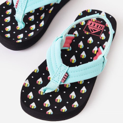 Reef Little AHI Girls Snow cone Turquoise 23-24