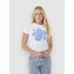 T-Shirt RIP CURL Hibiscus Fitted White
