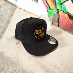 Kota Blue Casquette logo Or snapback black black