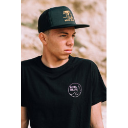 Kota Blue Casquette toucan Or Paillette - Noir