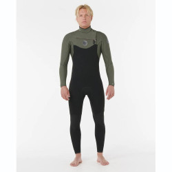 Combinaison RIPCURL Flashbomb 5/3 Zip Poitrine Deep Cactus