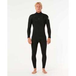 Combinaison RIPCURL Dawn Patrol 4/3 Zip Poitrine Black