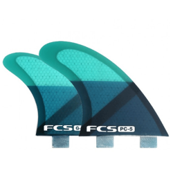 Ailerons FCS PC-5 Blue Slice Quad Retail Fins Occasion