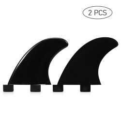 Ailerons Compatible FCS Rear Twin Noir