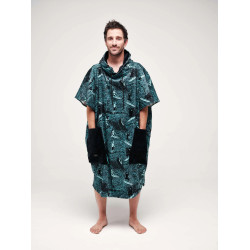 V Poncho ALL IN Beach Crew Surfing Cotton Bio