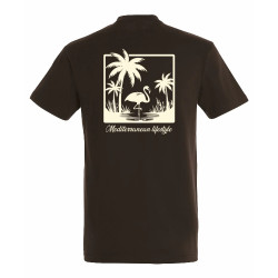 Kota Blue Teeshirt Homme Mediterranean Life Style Marron