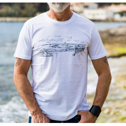 Kota Blue Teeshirt Homme Sausset - Blanc M