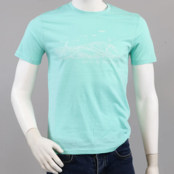 Kota Blue Teeshirt Homme Carro Wave - Turquoise S