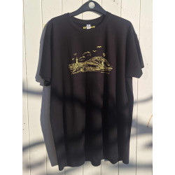 Kota Blue Teeshirt Homme Carro Wave - Noir XXL