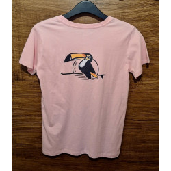 Kota Blue Teeshirt Femme Toucan - Rose M