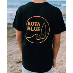 Kota Blue Teeshirt Femme Logo Orange - Noir M