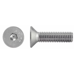Vis Inox M8 Tete Fraisée 6 Pans Creux