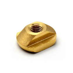 Ecrous pour Plaquette Tracknut Brass M8 (l'unité)