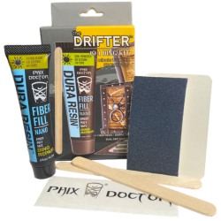 Kit de Réparation PHIX DOCTOR The DRIFTER 10+1 Travel Ding Kit EPOXY & POLYESTER - SUNPOWERED