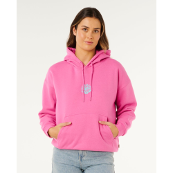 Sweat à capuche RIPCURL Icons Of Surf Heritage Hood Super Pink