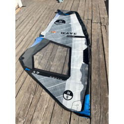 Voile Windsurf NORTH Wave Clear 2025 3.7m² Occasion