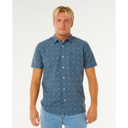 Chemise RIPCURL Sessions Aerotech manches courtes Blue Lagoon
