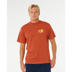 T-shirt RIPCURL Pacific Rinse Glass Off Backed Clay