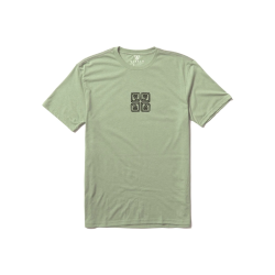 T-Shirt Vissla Lost Coast Comp Lite Eco Drirelease Tee Light Sage Heather