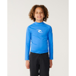T-shirt anti-UV RIPCURL Waves UPF manches longues enfant Blue Gum