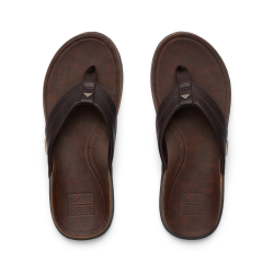 Tongs REEF Leather Offshore Dark Brown