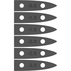 Cale KT Back Wing Negative Shim Set