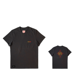 T-Shirt Quatro Vintage Logo Washed black