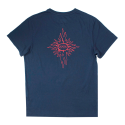 T-Shirt Quatro Vintage Logo Navy