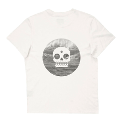 T-Shirt KT Wave Skull White