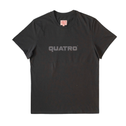 T-Shirt Quatro Branding Washed Black