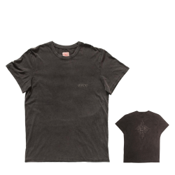 Quatro T-Shirt Vintage Logo Washed Black