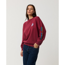 Sweat col rond oversize RIPCURL Stephanie Gilmore Heritage Plum