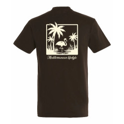 Kota Blue Teeshirt Homme Mediterranean Life Style Marron