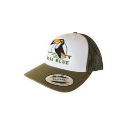 Kota Blue Casquette Khaki Broderie Toucan