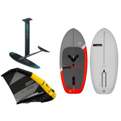 Pack Wing RRD Beluga Orange Line Y31 115 - Foil NORTH Prime 1500 - Wing RRD Evolution Gold Y29 5.0m²