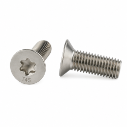 Vis Inox M8 Tete Fraisée T45 (l'unité)