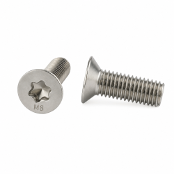 Vis Inox M8 Tete Fraisée T40 (l'unité)
