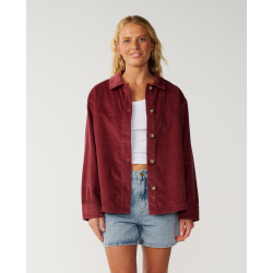 Chemise RIPCURL Keepsakes Washed Cord Dark Plum