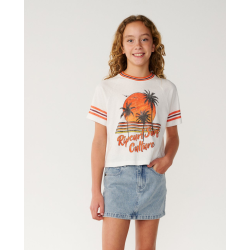 T-shirt enfant RIPCURL Surf Culture Crop