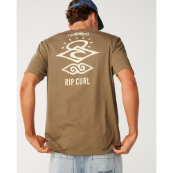 T-shirt RIPCURL Search Icon Walnut