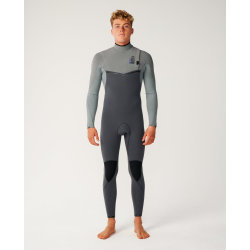 Combinaison RIPCURL E-bomb 4/3 FreeZip Charcoal Grey