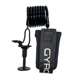 Leash Bodyboard Gyroll Biceps Variable Black