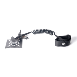 Leash Bodyboard RIP Wrist 7mm 2 Swivels Black
