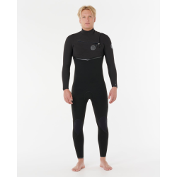 Combinaison RIPCURL E-bomb 5/3 Zip Poitrine Black