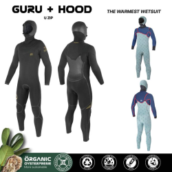 Combinaison SOORUZ Guru + Hood 5/4/3 Oysterprene U-Zip Black