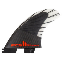 Ailerons FCS II Accelerator PC Carbon Medium Tri Fins